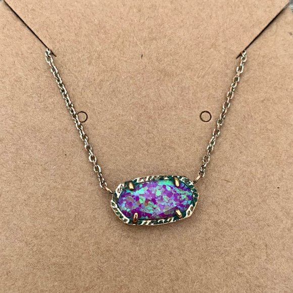 Kendra Scott Jewelry - Kendra Scott Elisa Necklace in Fuchsia Kyocera Opal